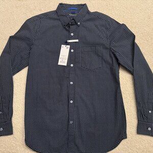 Men's Long Sleeve Button Down shirt size Medium Slim Fit NWT